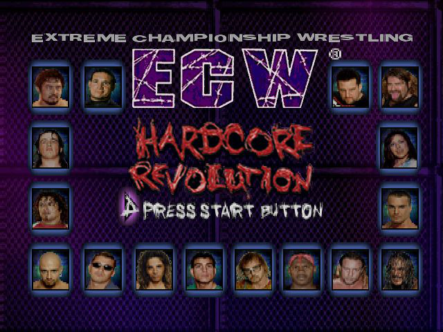 ECW Hardcore Revolution Title Screen